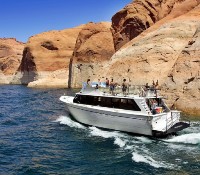Bateau sur le Lake Powell Bateau sur le Lake Powell