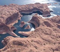 Survol du Lake Powell Survol du Lake Powell